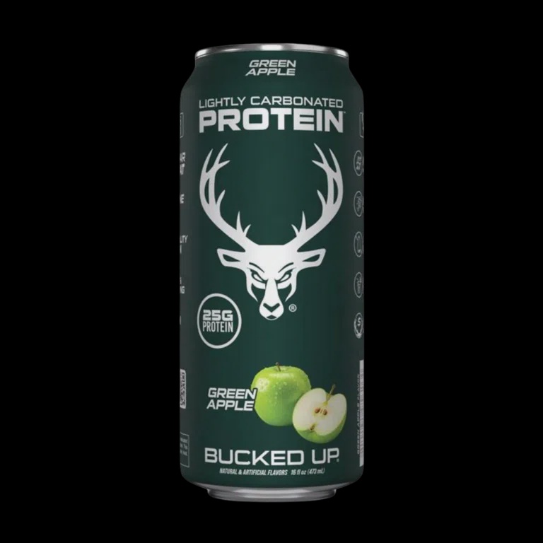 Bucked Up Protein Soda / Green apple